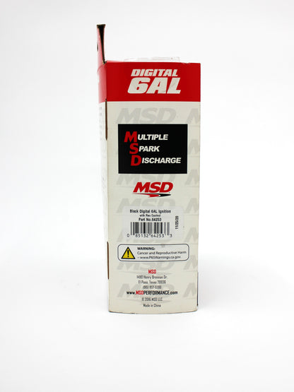 MSD Digital 6AL Ignition Control - Black (Open Box Sale)